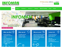 Tablet Screenshot of infomaninc.com