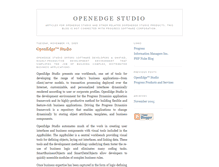 Tablet Screenshot of openedgestudio.infomaninc.com